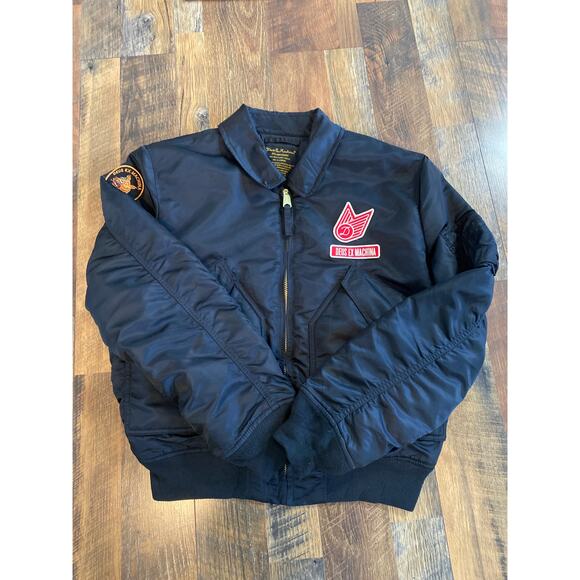 Deus Ex Machina Motorcycles 10th Anniversary Flight Jacket Sz XL